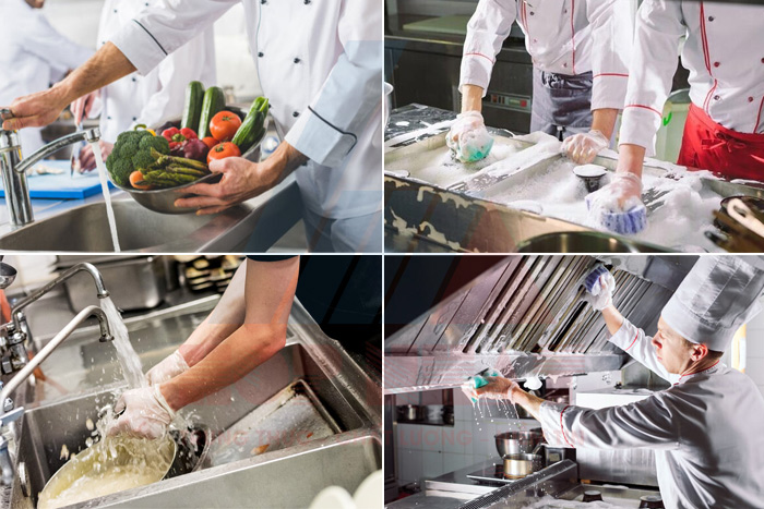 Các nguồn phát sinh nước thải nhà hàng