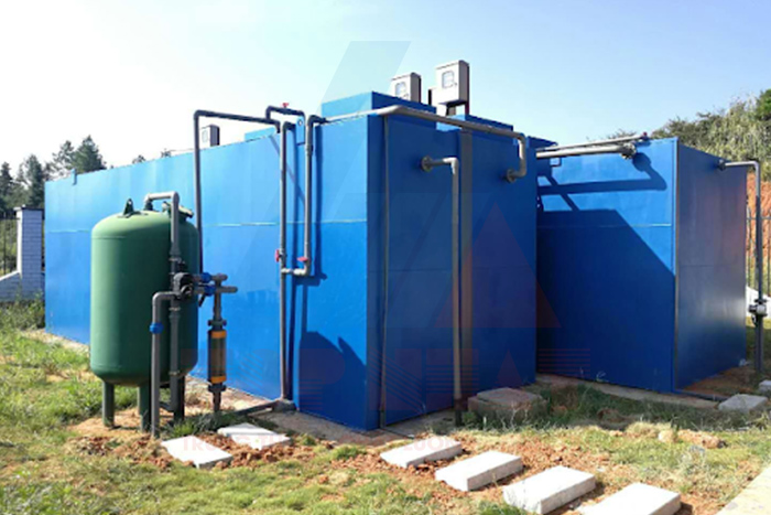 hệ thống xử lý nước thải sinh hoạt công suất 40m3